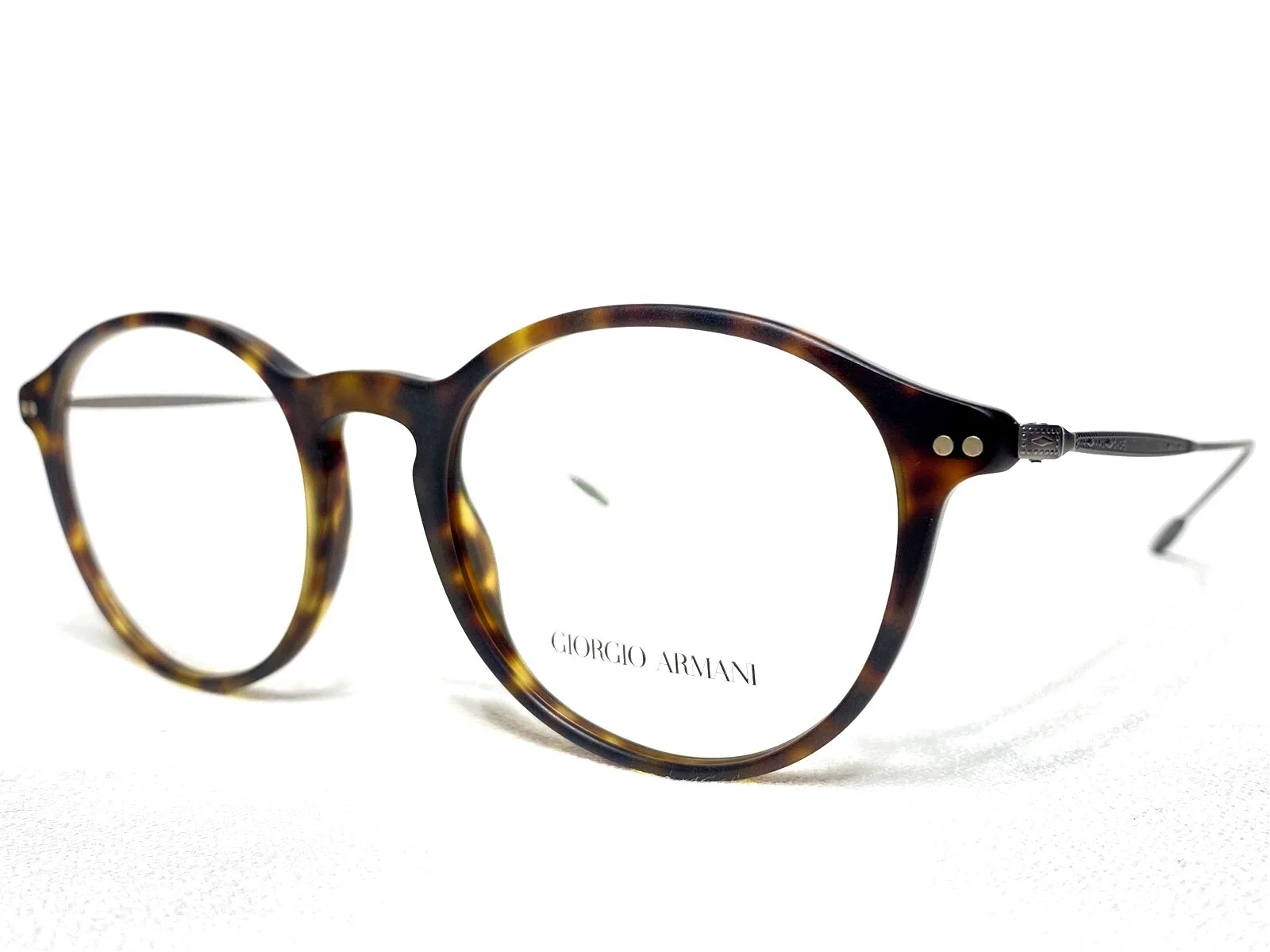 NEW Giorgio Armani AR7152 5089 Mens Matte Havana Round Eyeglasses Frames 51/19 2