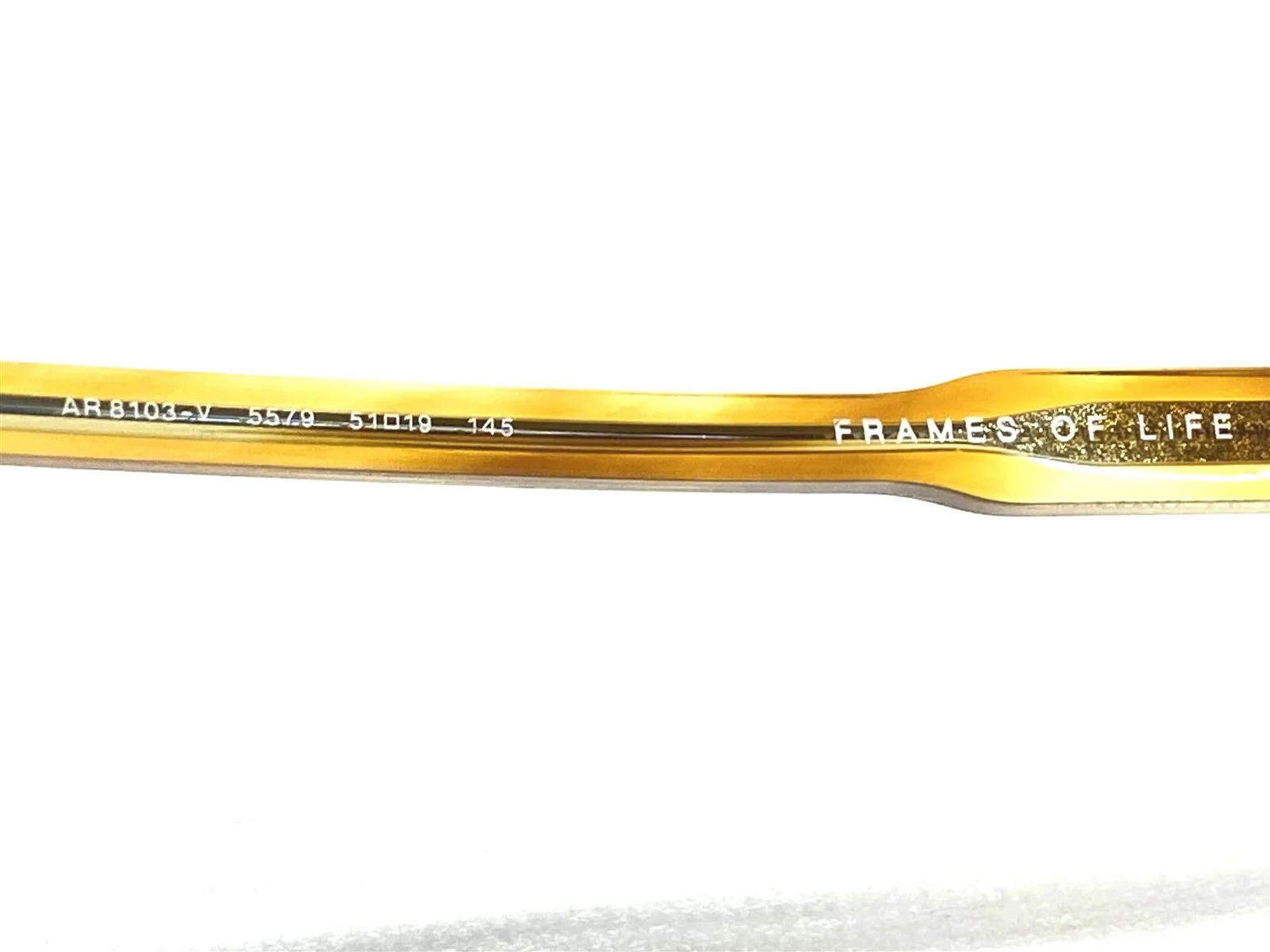 NEW Giorgio Armani AR8103V 5579 Mens Straw Square Modern Eyeglasses Frames 53/19 4