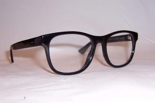 NEW GUCCI EYEGLASSES GG 0004O 001 BLACK 53mm RX AUTHENTIC 0004