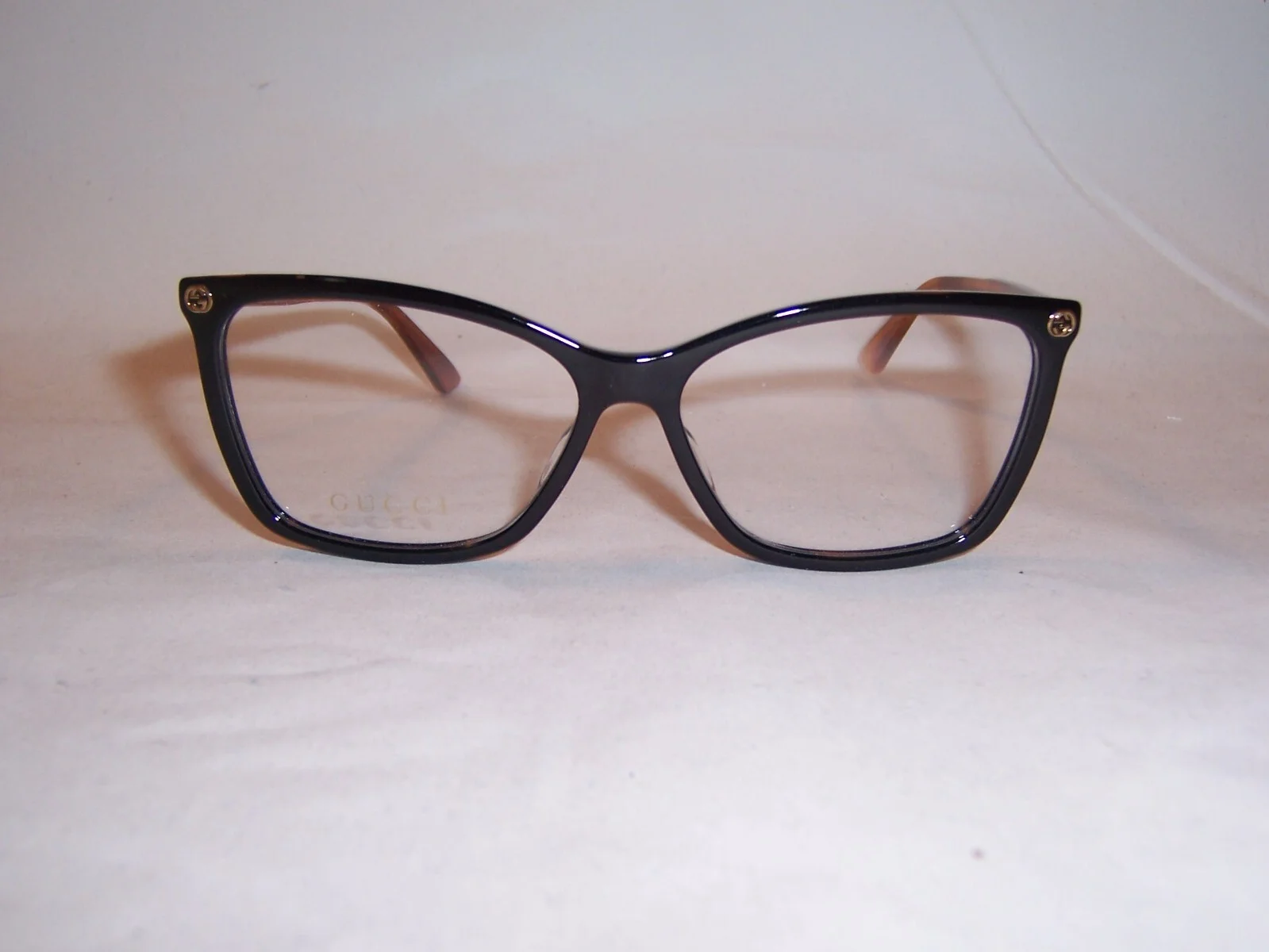 NEW GUCCI EYEGLASSES GG 0025O 003 BLACK HAVANA 56mm RX AUTHENTIC 0025 4