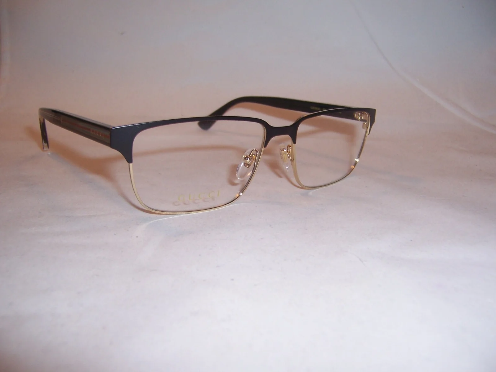 NEW GUCCI EYEGLASSES GG 0383O 004 BLACK 58mm RX AUTHENTIC 0383