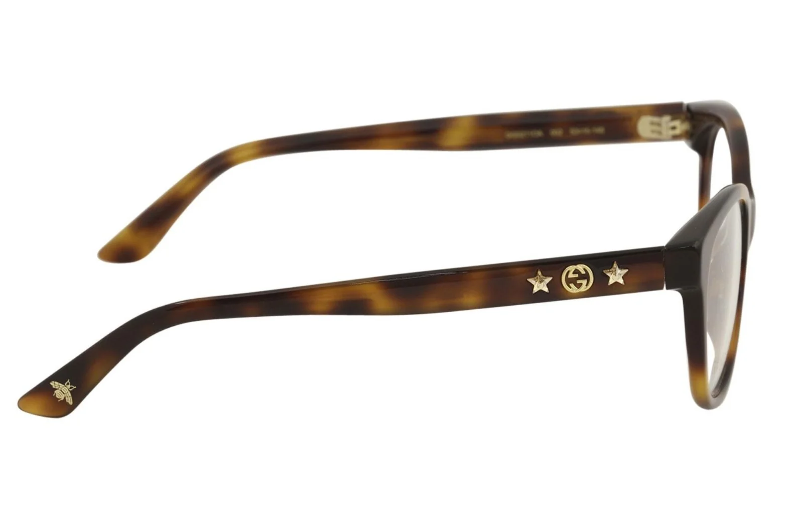 New GUCCI GG0211OA 002 53mm Brown Havana Eyeglasses Frames Italy (Asian Fit) 3