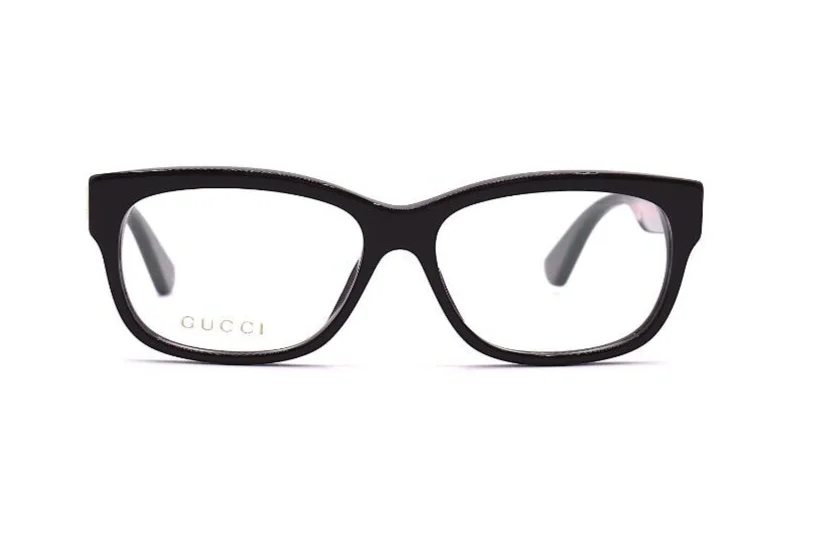 NEW GUCCI GG0278O 011 BLACK MULTICOLOR AUTHENTIC EYEGLASSES FRAME RX 55-15 2