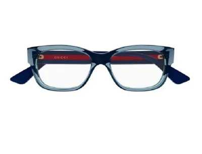 NEW Gucci GG0278O-017 Blue Blue Eyeglasses 2