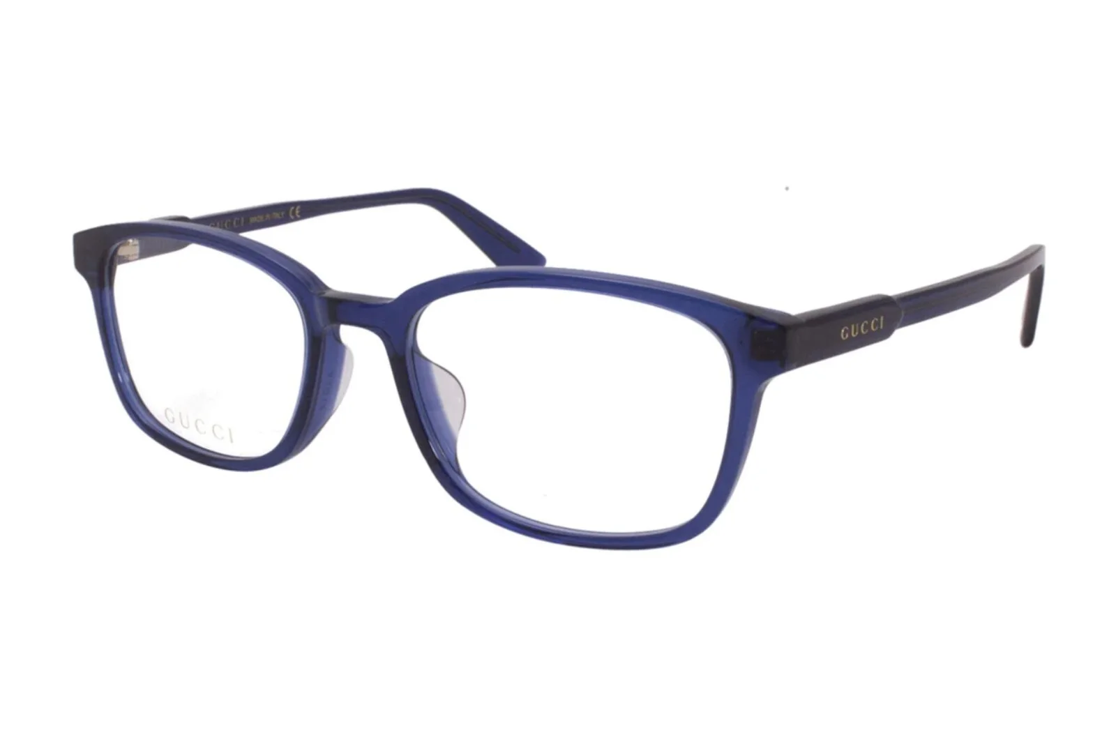New GUCCI GG0867OA 003 54mm Blue Translucent Eyeglasses Frames Italy 2