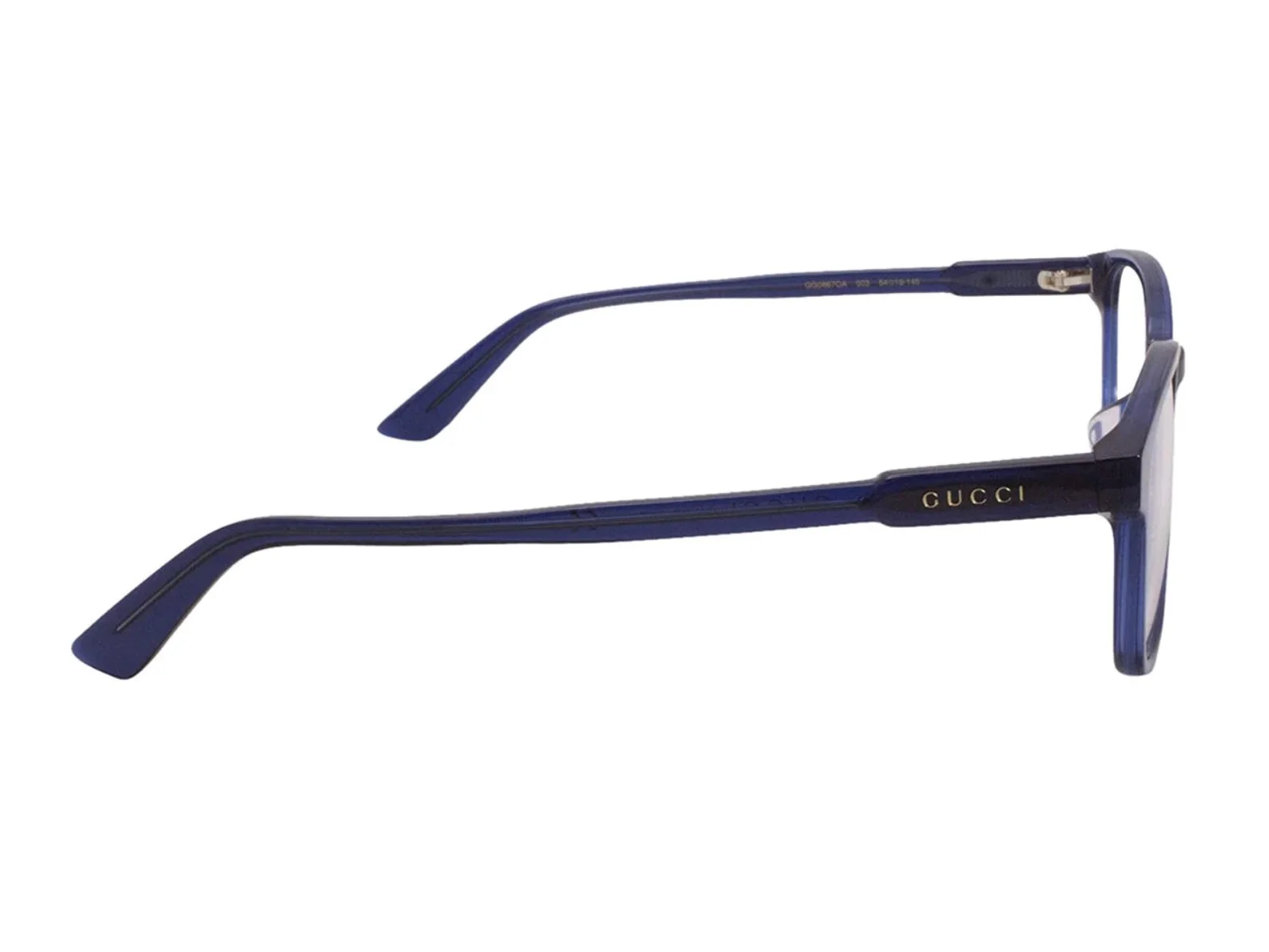 New GUCCI GG0867OA 003 54mm Blue Translucent Eyeglasses Frames Italy 3