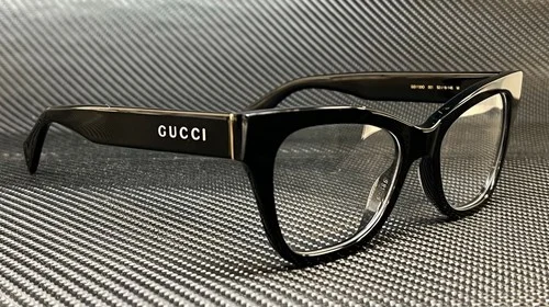 NEW Gucci GG1133o-001 Black Black Eyeglasses 4