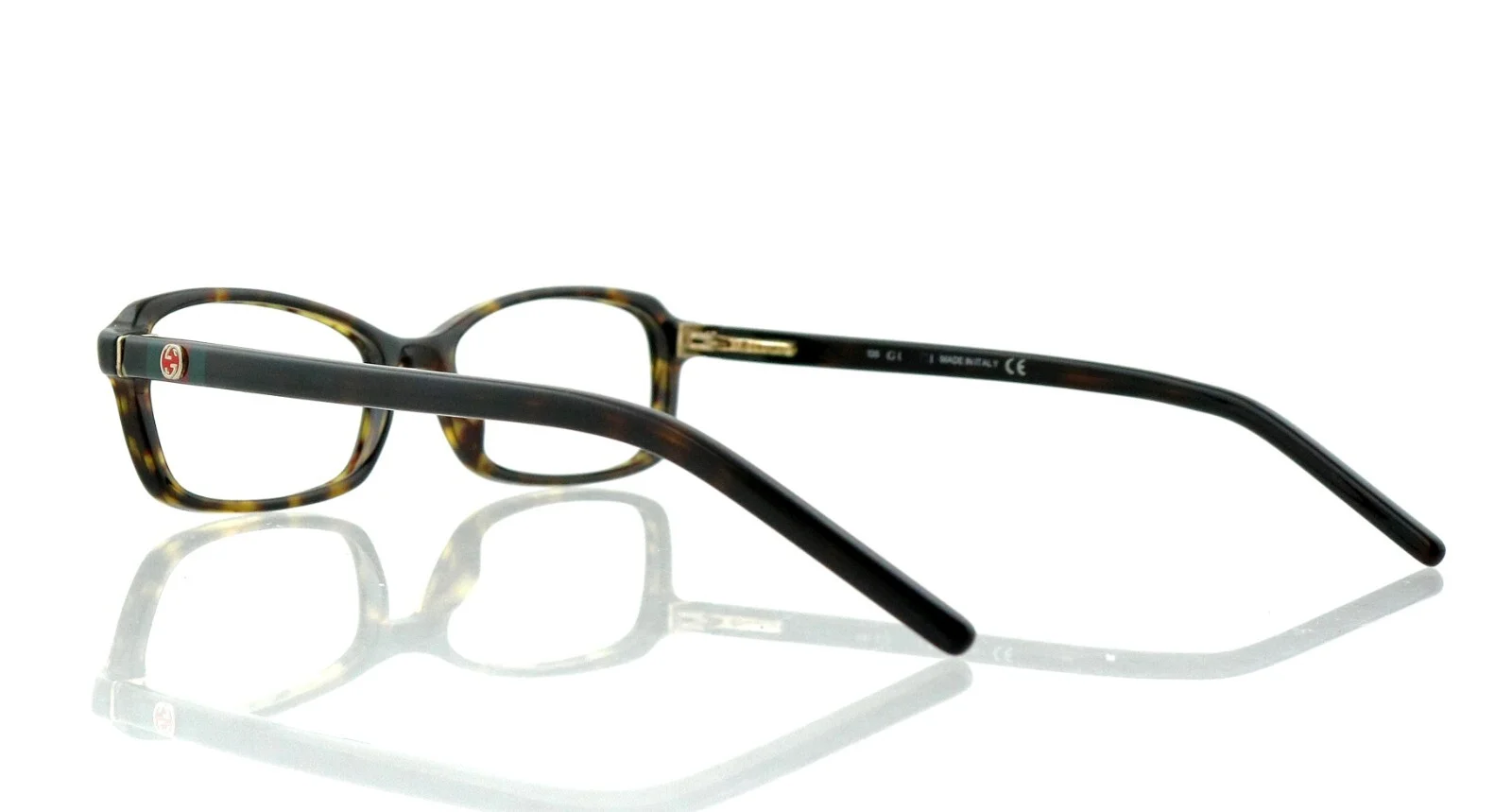 New GUCCI GG2595 JA3 51mm Web GG Brown Havana Eyeglasses Frames Only Italy 3
