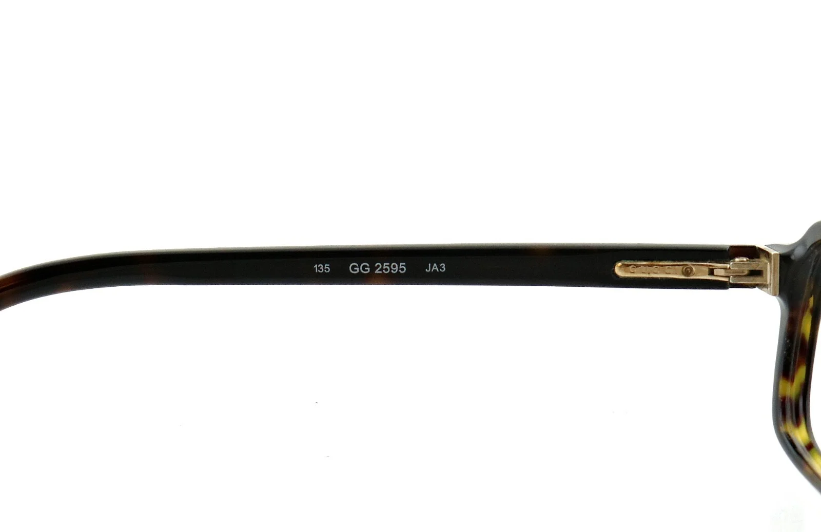 New GUCCI GG2595 JA3 51mm Web GG Brown Havana Eyeglasses Frames Only Italy 4