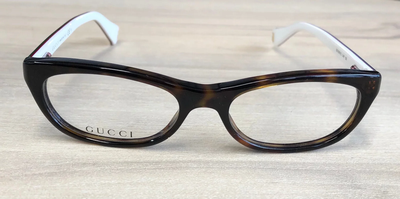 New Gucci Kids GG 5007/c Eyeglasses LAP Havana / White Logo Demo Lens 46-15-125m 2