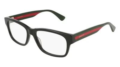 NEW Gucci Urban GG 0343O Eyeglasses 007 Black 100% AUTHENTIC
