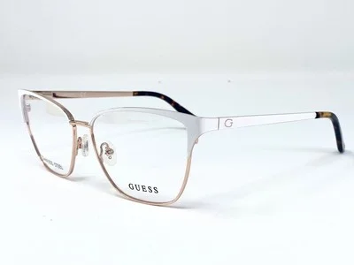 New GUESS GU2795 White/ Gold Womens Eyeglasses Frame 56-14-140 2