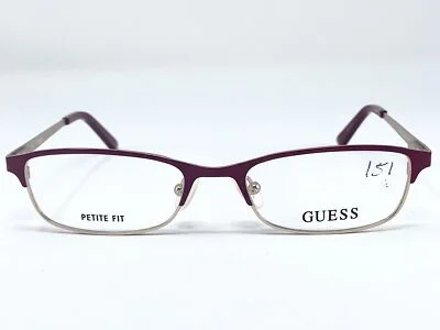 New GUESS Petite GU2544 Hot Pink/ Silver Womens Eyeglasses Frame 49-17-135