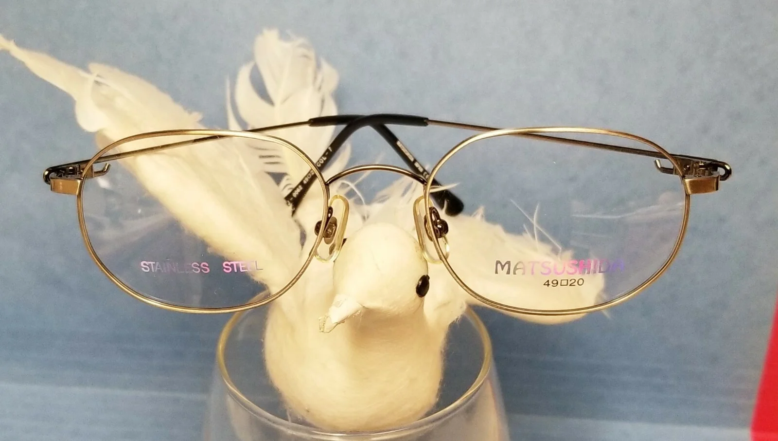 New Gunmetal MATSUSHIDA Eyeglasses Square Lightweight Frames ~ Closeout SALE!