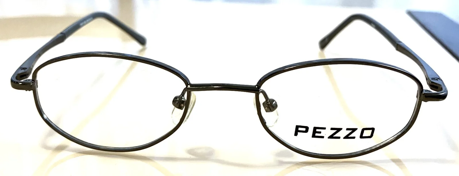 New Gunmetal Pezzo Eyeglasses ~ Rectangular Frames ~ Discontinued ~ Discounted