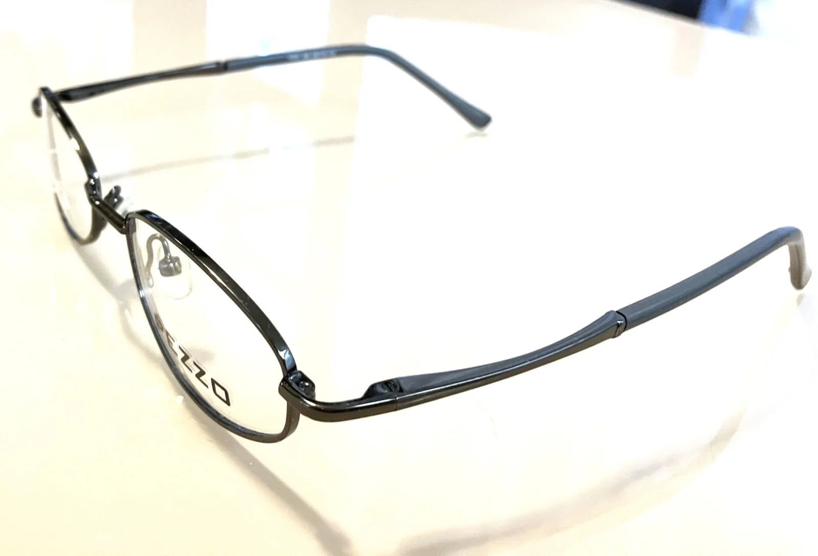 New Gunmetal Pezzo Eyeglasses ~ Rectangular Frames ~ Discontinued ~ Discounted 3