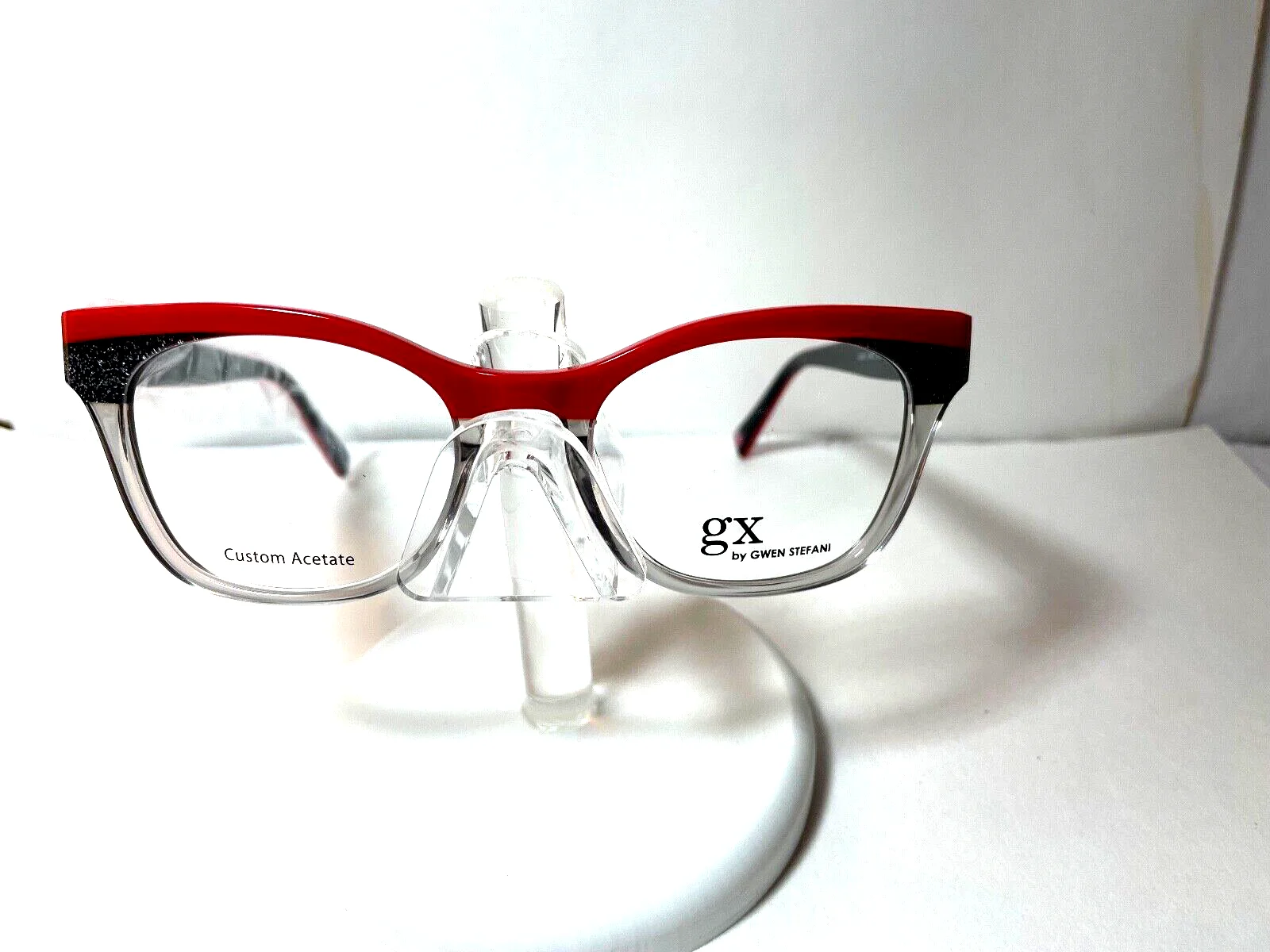 NEW GX EYEGLASSES FRAME by Gwen Stefani GX075 BLACK BLUSH GX CASE INCLUDED 3