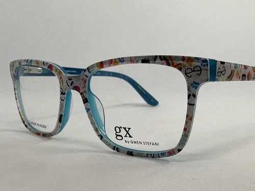 New GX GWEN STEFANI GX814 BLU 50.17.135 Women’s Eyeglasses Frames 3