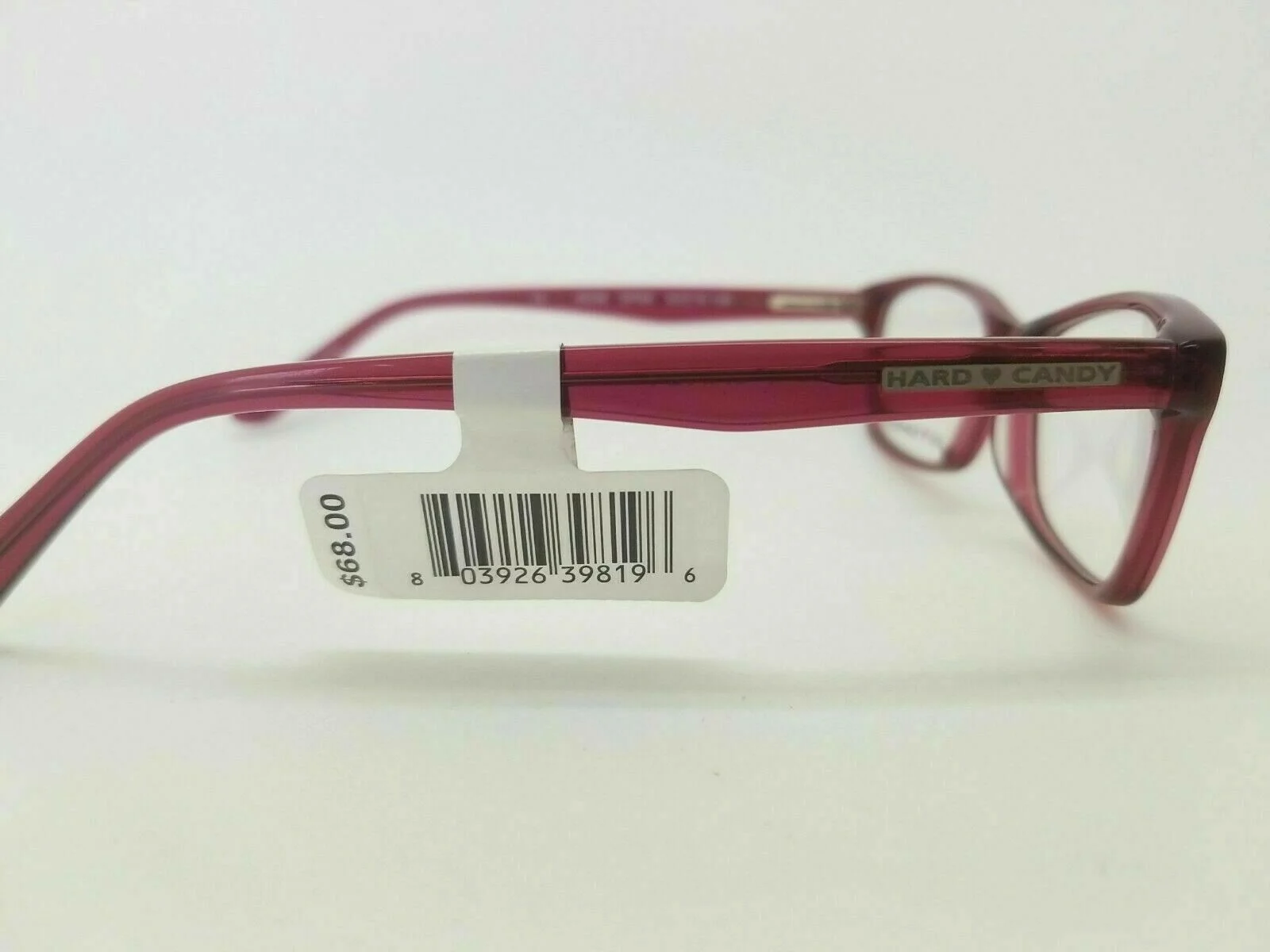 NEW Hard Candy Dark Pink Eyeglass Frames 53-15-135 4