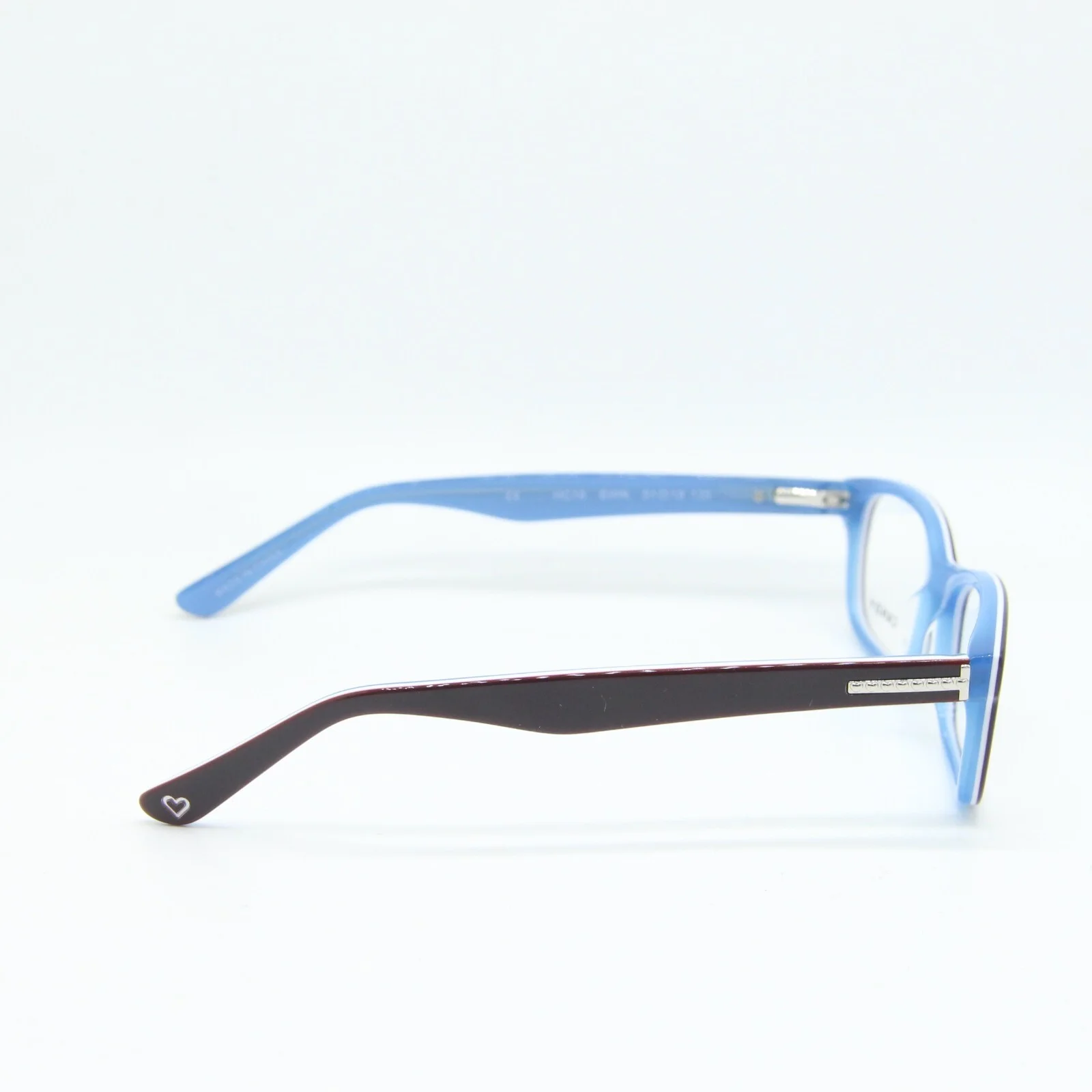 NEW HARD CANDY HC18 BWN BROWN BLUE AUTHENTIC EYEGLASSES 51-18 3