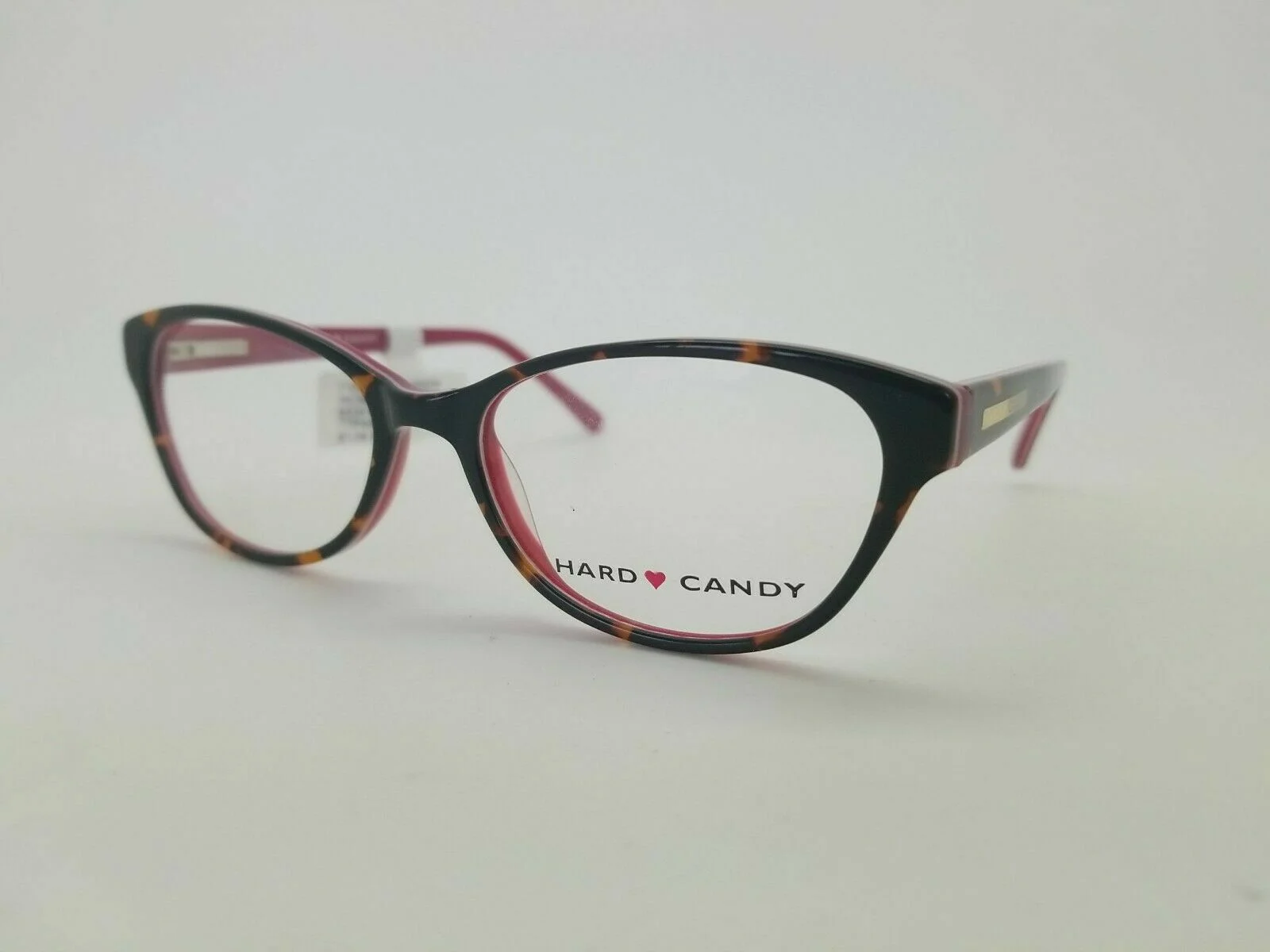 NEW Hard Candy Women Tortoise Pink Eyeglass Frames 51-16-135 2