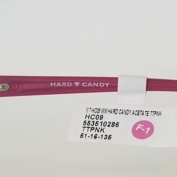 NEW Hard Candy Women Tortoise Pink Eyeglass Frames 51-16-135 4