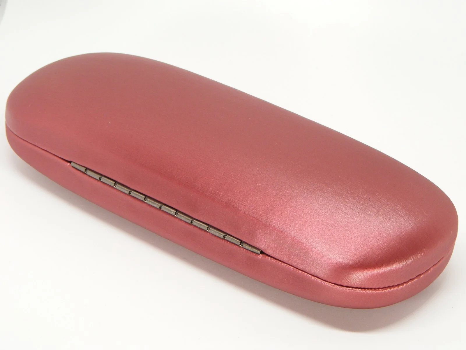 NEW Hard Clam Shell Eyeglasses Glasses Light Burgundy Case Outer Size: 160x60x36 2