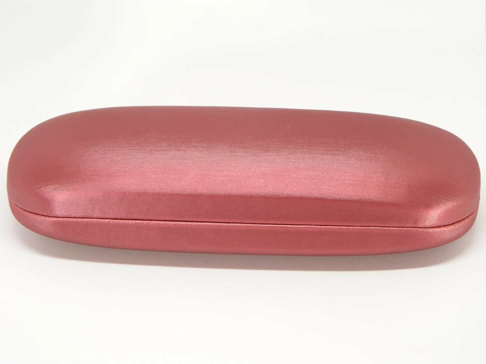 NEW Hard Clam Shell Eyeglasses Glasses Light Burgundy Case Outer Size: 160x60x36 3
