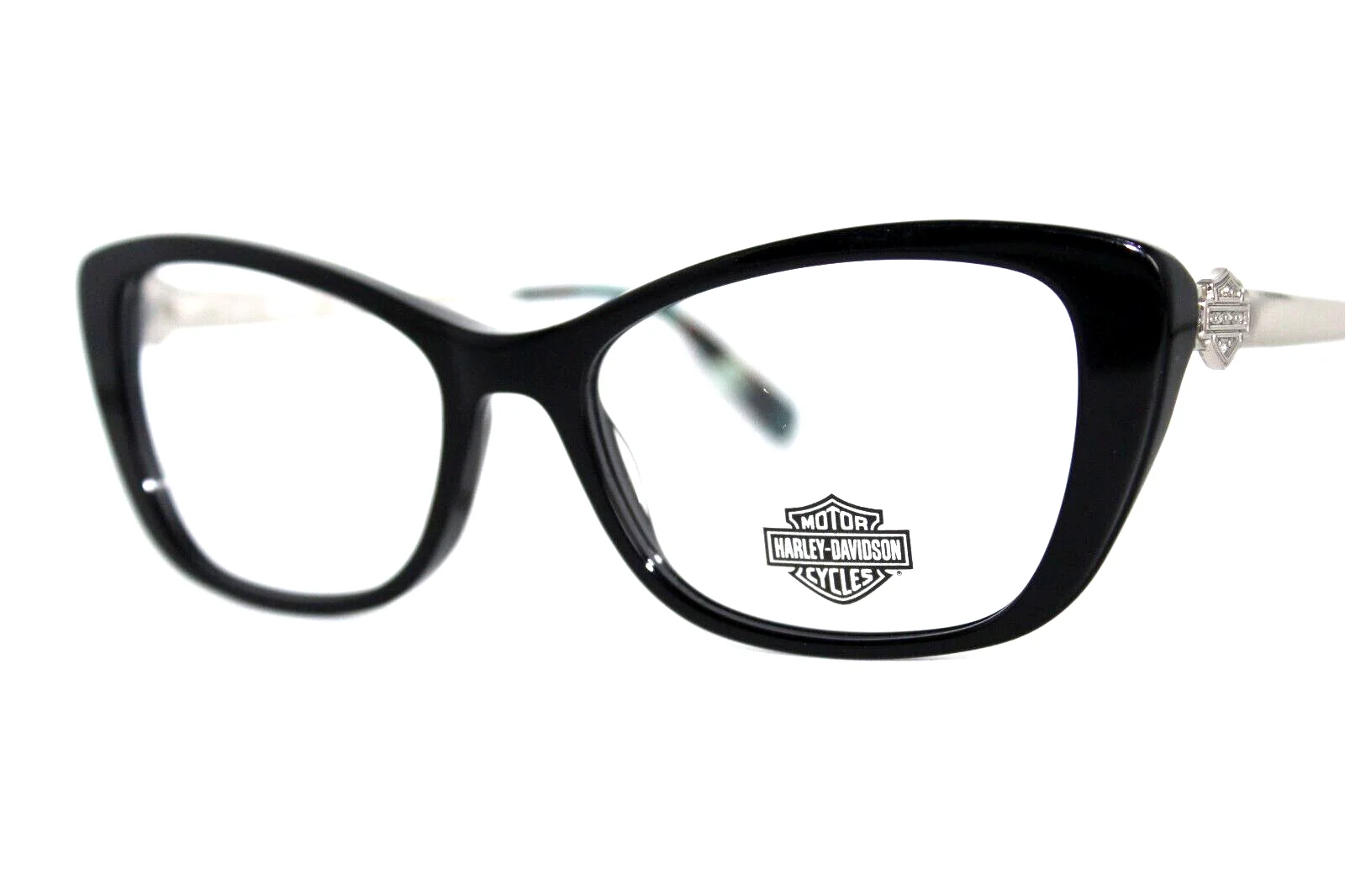 NEW HARLEY DAVIDSON HD0557 001 BLACK AUTHENTIC EYEGLASSES FRAMES 51MM W/CASE 2