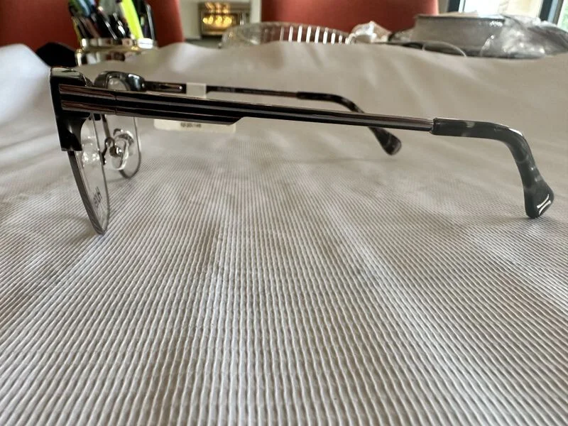 NEW Hurley Eyeglasses Frames 52-20-145 Black Tort Shiny Gun (O19) Animal Print 3