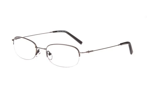 New I-TECH Gunmetal CHIP Titanium Memory Metal Eyeglasses 51mm with Case