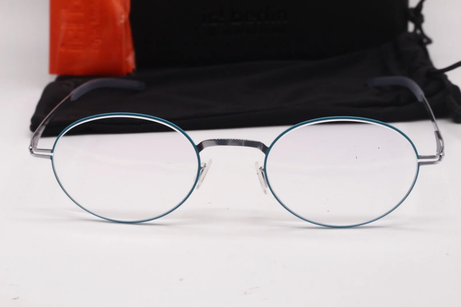 NEW IC! BERLIN MODEL OSURE COOL WAVE SILVER AUTHENTIC FRAMES EYEGLASSES 49-20 2