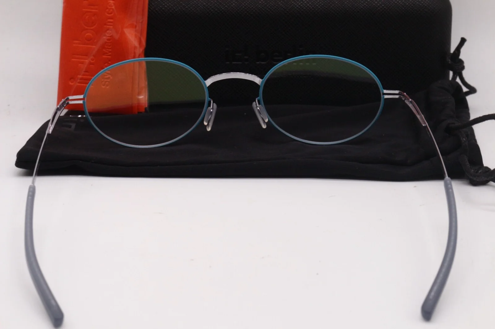 NEW IC! BERLIN MODEL OSURE COOL WAVE SILVER AUTHENTIC FRAMES EYEGLASSES 49-20 4