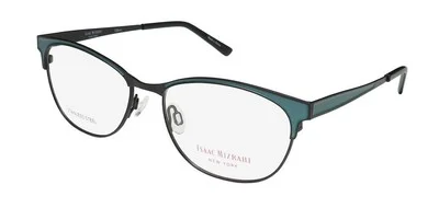 NEW ISAAC MIZRAHI 30000 PREMIUM STAINLESS STEEL OVERSIZED EYEGLASS FRAME/GLASSES