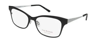 NEW ISAAC MIZRAHI 30016 SLEEK TWO-TONE OFFICE/SCHOOL/WORK EYEGLASS FRAME/GLASSES