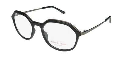 NEW ISAAC MIZRAHI 30023 UNIQUE SHAPE LENSES AMERICAN RARE EYEGLASS FRAME/GLASSES