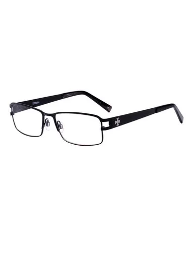 New iSTAMP mens Black Silver cross Eyeglasses FRAMES XP 617M 54-16-145 $78 demo 2