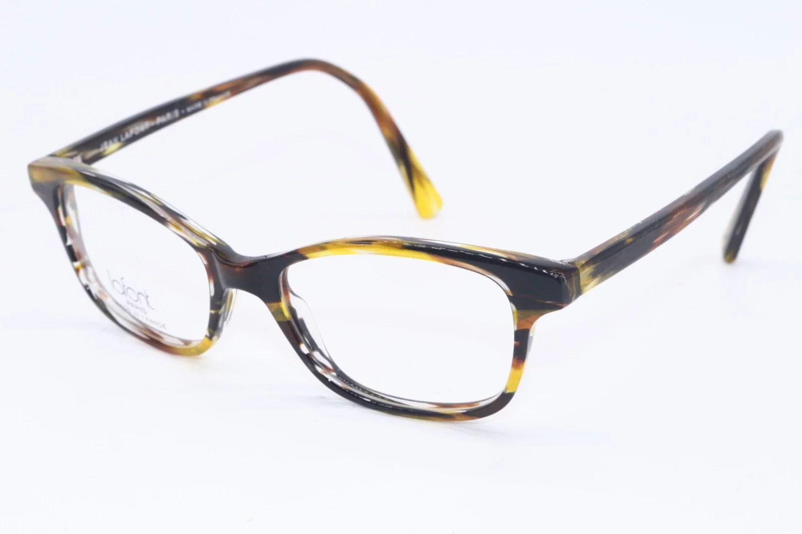 NEW JEAN LAFONT PARIS REGARD 4035 HONEY BROWN AUTHENTIC FRAMES EYEGLASSES 49-16