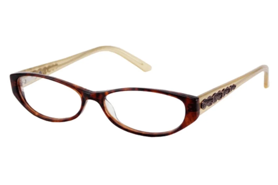 New JILL STUART JS297-1 EYEGLASSES FRAME TORTOISE / Beige 51-14-135