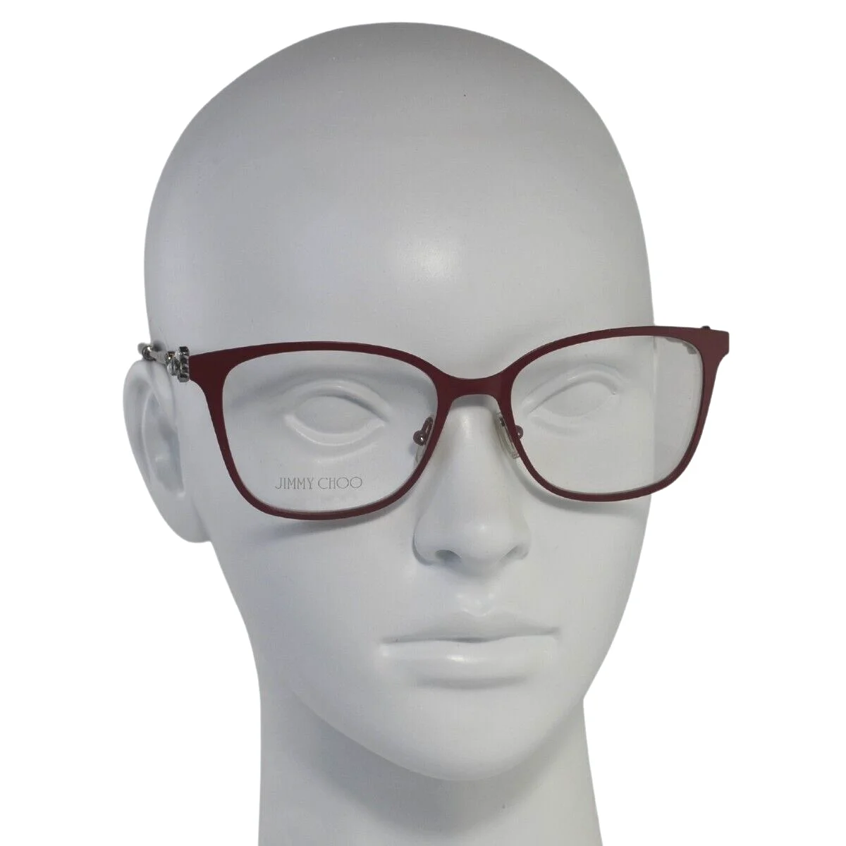 New Jimmy Choo Eyeglasses - JC 212 0LHF Opal Burgundy Red (53-17-140) 2