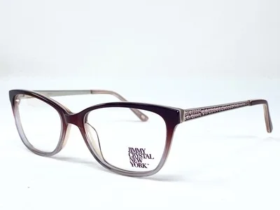 New JIMMY CRYSTAL Capri Purple Gradient Womens Eyeglasses Frame 52-16-135 2