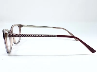 New JIMMY CRYSTAL Capri Purple Gradient Womens Eyeglasses Frame 52-16-135 3