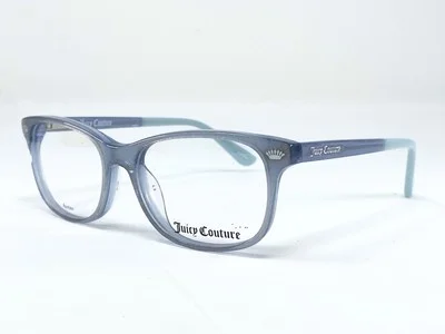 New JUICY COUTURE JU933 Blue Glitter Womens Eyeglasses Frame 48-15-130 2