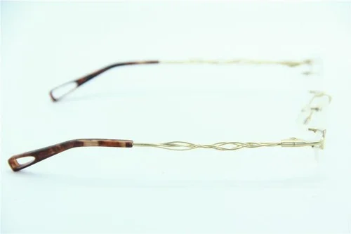 NEW KATA TANGLE 6 TITANIUM GOLD GOLD AUTHENTIC EYEGLASSES 49-18 3