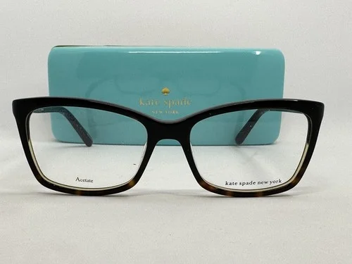 NEW KATE SPADE Cortina W4A Black Havana 50.16.130 Women’s Eyeglasses Frames