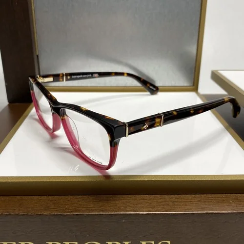 NEW Kate Spade KS Myrna Eyeglasses 065T Dark Havana Burgundy 53-15-140 (D4) 3