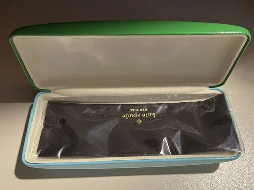 New Kate Spade Laurianne Eyeglasses Frame WR7 Black Havana 52 3
