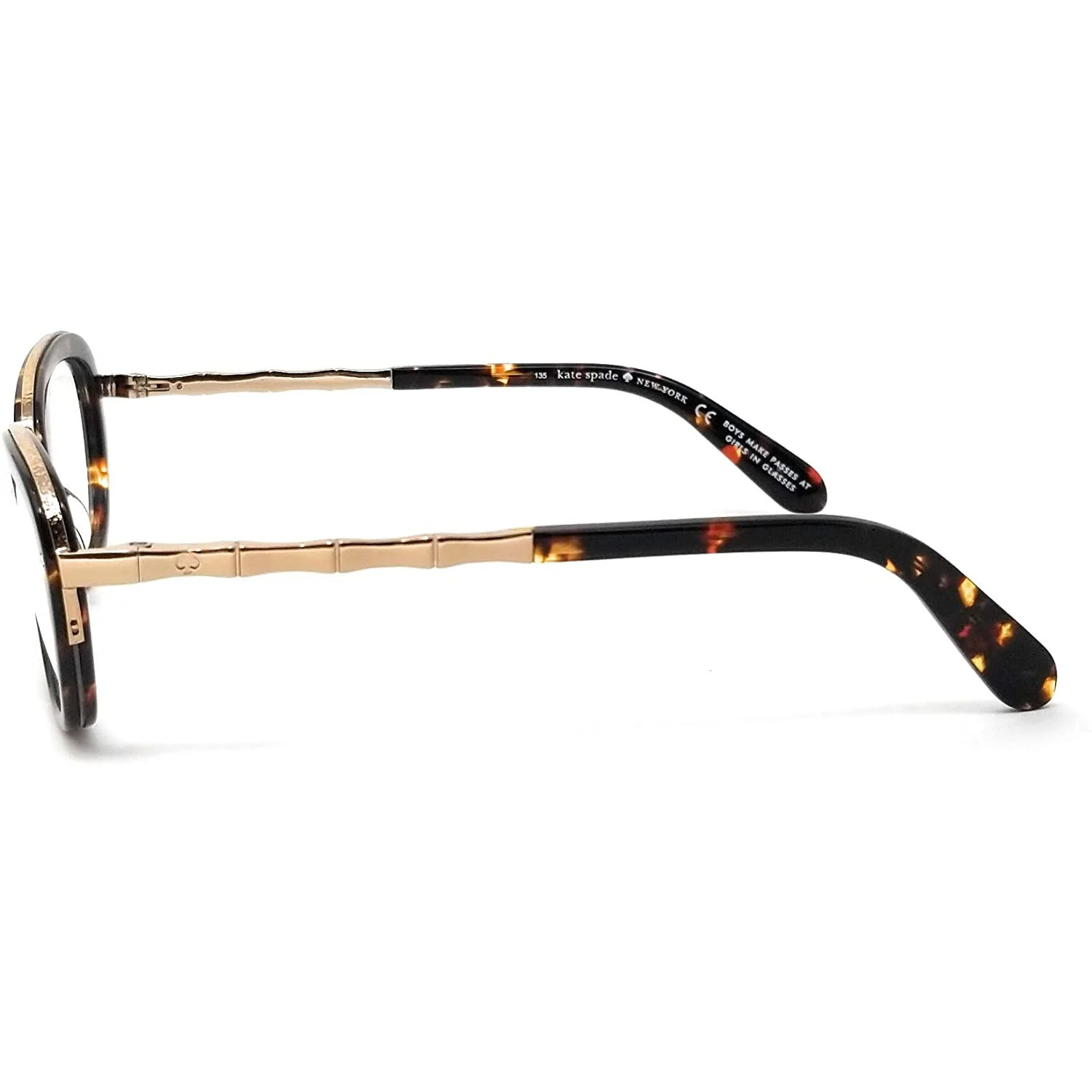 New Kate Spade Maribeth 0CU8 Tortoise & Rose Gold Eyeglasses 52-17-135mm 3