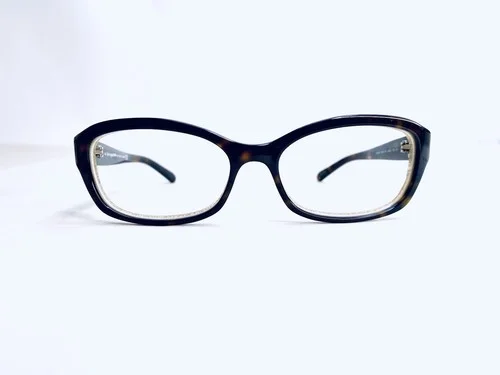 New Kate Spade NY Brown Amber Cat Eye Gold Glitter Glasses Rana/P/S VW 54 16 130