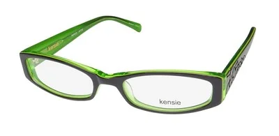 NEW KENSIE ARTSY EYEGLASSES PU FULL-RIM PLASTIC BLACK 49-16-135 CHILDRENS-GIRLS